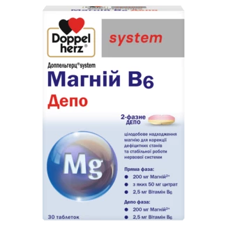 Доппельгерц System Магній B6 ДЕПО Вид спереду